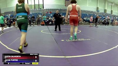 285 lbs Cons. Round 1 - Justin Dilworth, OH vs Jacob Purtee, OH