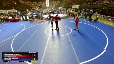 165 lbs 3rd Place Match - Mason McDonnell, Orange County RTC vs Hunter Arndt, California