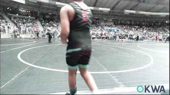 83 lbs Consi Of 8 #1 - Asher Jordan, Carl Albert vs Kaydan Osborn, Ponca City Wildcat Wrestling