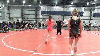 56 kg Final - Kenzie Carder, Apex (OH) Girls - W vs Kiely Domyancich, PA West White - W