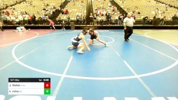 147-H lbs Consi Of 8 #1 - Jonah Weber, Fisheye vs Kevin Vides, Barn Brothers