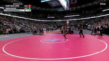 G125-5A 1st Place Match - Zaret Silva Lopez, Castle View Girls vs Amelia Bacon, Vista Peak Girls