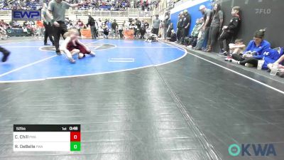 52 lbs Consi Of 8 #1 - Chance Chill, Perry Wrestling Academy vs Richard DeBelle, Perry Wrestling Academy