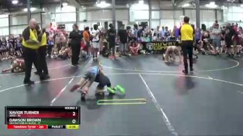 49 lbs Round 2 (6 Team) - Xavior Turner, ARES vs Dawson Brown, Untouchables Black