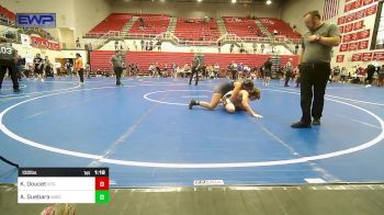 130 lbs Rr Rnd 1 - Kelton Doucet, Kansas Young Guns vs Aaliah Guebara, Maize Wrestling Club