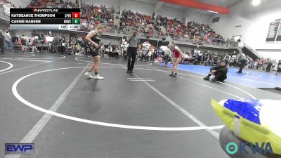 115 lbs Consi Of 4 - Kaydeance Thompson, Sperry Wrestling Club vs Cassie Hansen, Henryetta Knights Wrestling Club