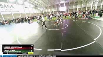 110 lbs Semifinal - Dalila Tovar, Victory Wrestling-Central WA vs Harper Schwettman, Badlands Elite WC