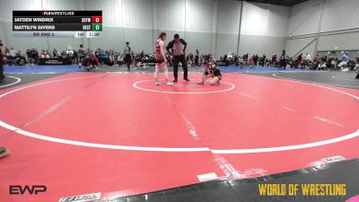 115 lbs Rr Rnd 5 - Jayden Windrix, SOTM Big vs Mattilyn Givens, Best Trained 7-12 1