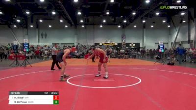 197 lbs Round of 32 - Hunter Ritter, Wisconsin vs Garrett Hoffman, Bucknell