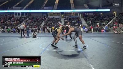 250 lbs Semifinal - Marcel Gonzalez, Newton vs Steven Brown, Team Hammer Wrestling Academy Of KS