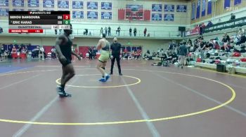 197 lbs Quarterfinal - Eric Karas, Eastern Oregon University (OR) vs Sekou Bangoura, Unattached