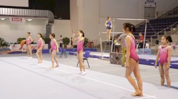 China Practicing Tumbling On Floor, Training Day 2 - 2018 City of Jesolo Trophy
