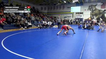 165 lbs 3rd Place Match - Lane Gudenkauf, West Delaware, Manchester vs Brayden Crosser, Dallas Center-Grimes