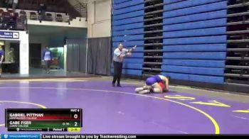 165 lbs Champ. Round 1 - Gabe Fiser, Loras College vs Gabriel Pittman, Huntingdon College
