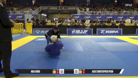 Jack Christopher Ryan vs Max Dridi 2026 Pan Jiu Jitsu IBJJF Championship