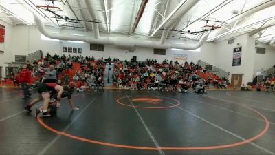 144 lbs Semifinal - Blake Ramaeker, Huntley Project (Worden) vs Santiago Cruz, Rock Springs