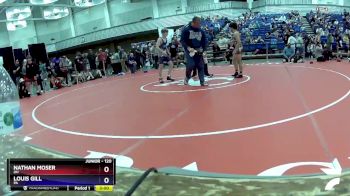 120 lbs Champ. Round 2 - Nathan Moser, OH vs Louis Gill, PA