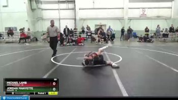88 lbs Round 1 (8 Team) - Michael Lamb, Ohio Rampage vs Jordan Manyette, Kraken