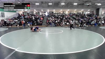144 lbs Cons. Round 4 - Elijah Rieser, New Ulm Area vs Brogan Hagen, Free State