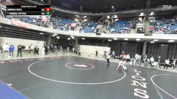 95 lbs Quarterfinal - Sierra Tuttle, Unattached vs Annika Hull, Unattached