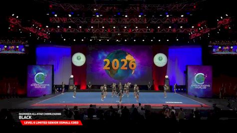 Diamonds All-Star Cheerleading - Black [2026 L6 Limited Senior XSmall Coed Semis] 2026 The Cheerleading Worlds