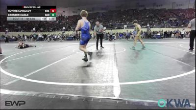 126 lbs Round Of 16 - Ronnie Lovelady, Noble Takedown Club vs Carsten Cagle, Harrah Little League Wrestling