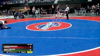 6A-120 lbs Semifinal - Carter Brickley, Lassiter H.S. vs Reece Meyers, North Forsyth