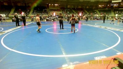 100 lbs 2nd Place - Jayvyn Allami, Team Tulsa Wrestling Club vs Cooper Sampson, Neosho Wrestling