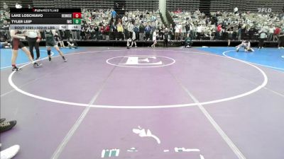 122-H lbs Consi Of 64 #2 - Lake Loschiavo, RedNose Wrestling School vs Tyler Leip, Immortals
