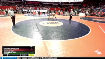 2A 113 lbs Cons. Round 2 - Tim Sebastian, Geneseo vs Victor Alvarado, Chicago (Kennedy)