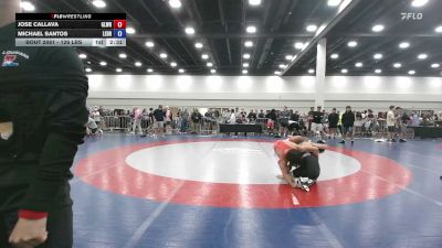 126 lbs Champ. Rd Of 32 - Jose Callava, Gladiator Wrestling vs Michael Santos, Legacy Dragons