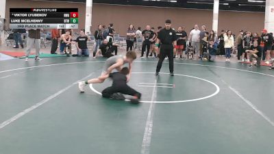 84 lbs 3rd Place Match - Viktor Lyubenov, Nolf Wrestling Academy vs Luke McElhenny, Best Trained Wrestling