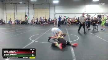 100 lbs Round 7 (8 Team) - Gavin Matheis, FL Scorpions vs Alex Marchetti, Mat Assassins Red