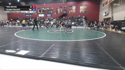 160 lbs Cons. Semi - Elaina Pollock, Mount Olive vs Vida Beckel, Emmanuel University