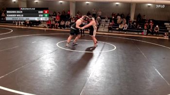 285 lbs Cons. Round 1 - Braden Zack, Colorado Mesa University vs Xander Wills, Otero Junior College