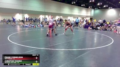 220 lbs Round 5 (6 Team) - Frank Cornelison, Red Knights vs Christian Chavez, Michiana Vice-Pink