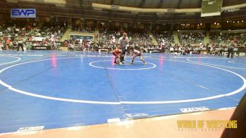 60 lbs Quarterfinal - Everett Brown, American Dream Wrestling Club vs Dylan Messiha, Sunkist Kids Monster Garage