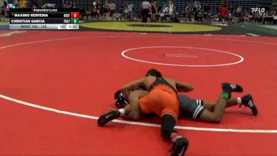 125 lbs Quarterfinal - Maximo Renteria, Oregon State vs Christian Garcia, Cal Poly