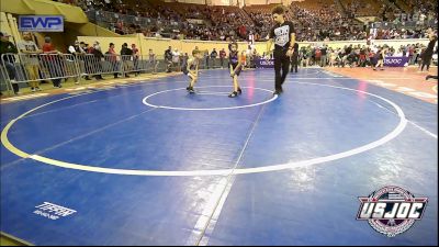 55 lbs Round Of 32 - Zaiden Carrell, West Texas Grapplers vs Karston Choat, Shawnee Takedown Club