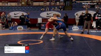 87 kg Prelims - Brennan Giffin, Air Force Regional Training Center vs Matthew Dean, Rise Wrestling