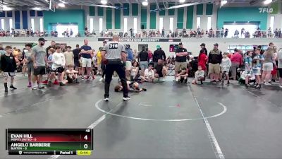 48 lbs Semis & 1st Wrestleback (8 Team) - Angelo Barberie, Buxton vs Evan Hill, Misfits United