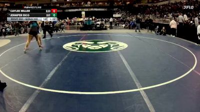 Girls 235 lbs Semifinal - Caylee Miller, Bloomfield vs Jennifer Rico, Santa Teresa