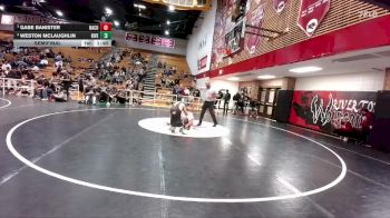 175 lbs Semifinal - Gabe Banister, Natrona County vs Weston McLaughlin, Riverton