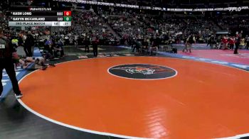120-4A 3rd Place Match - Gavyn McCasland, Canon City vs Kash Long, Roosevelt High School