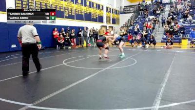 142 lbs Quarterfinal - Alexia Ashby, TRINITY HS (Washington) vs Lauren Bachman, Fox Chapel Area Hs