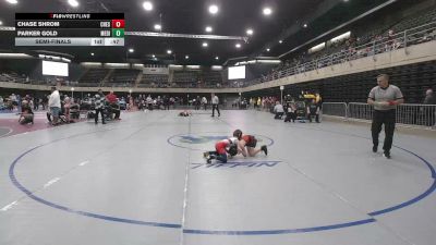 50 lbs Semifinal - Chase Shrom, Chestertown vs Parker Gold, Media
