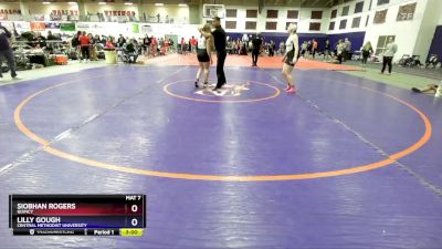 138 lbs Cons. Round 4 - Siobhan Rogers, Quincy vs Lilly Gough, Central Methodist University