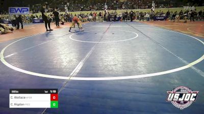 88 lbs Quarterfinal - Cohen Wallace, Kingfisher YellowJackets vs Cason Rigdon, Piedmont