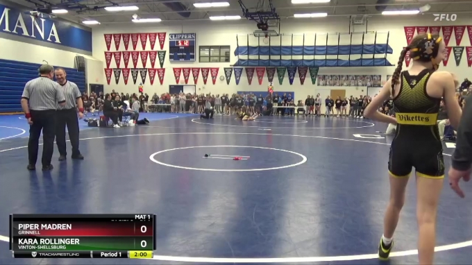 Rollinger JV-1 lbs Round 1 - Piper Madren, Grinnell vs Kara Rollinger, Vinton ...