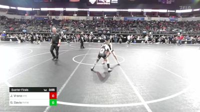 85 lbs Quarterfinal - Jagger Vrana, Kansas Young Guns vs Grady Davis, Pleasant Hill Youth Wrestling Club